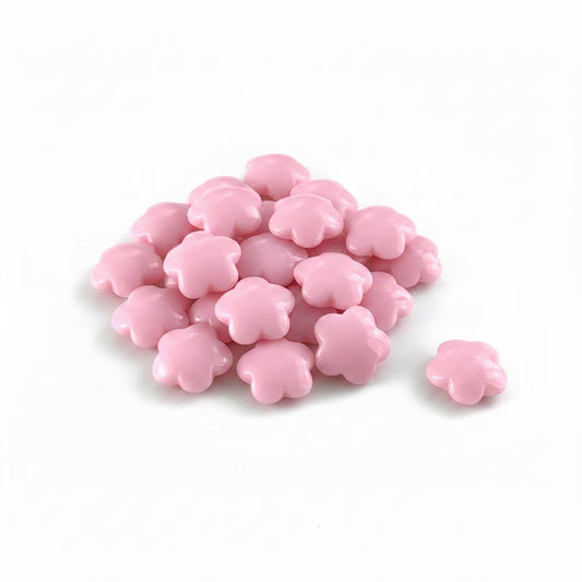 Flower Pink Embellishments - 20 Pack