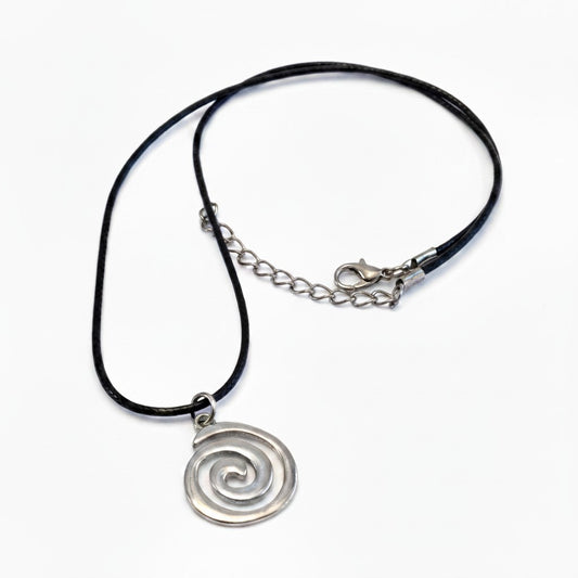 Spiral Pendant Necklace