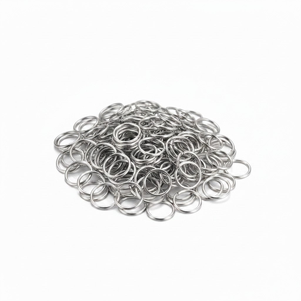 Open Jump Rings 6mm Platinum - 40g Pack