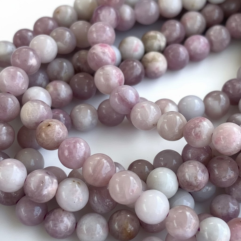 Strand of Tourmaline Gemstone Beads - Size 6mm
