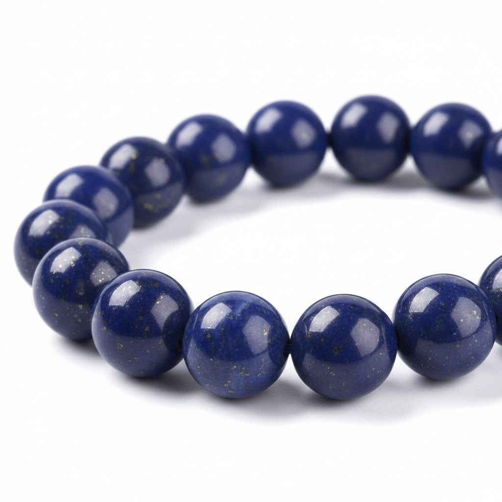 Strand of Lapis Lazuli Gemstone Beads - 10mm