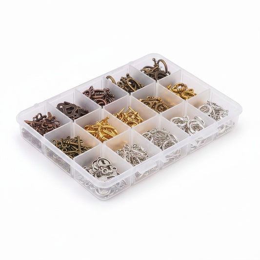 Box of Mixed Toggle Tibetan Clasps