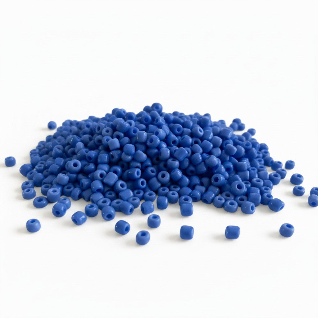 Cornflower Blue Seed Beads - Size 4mm