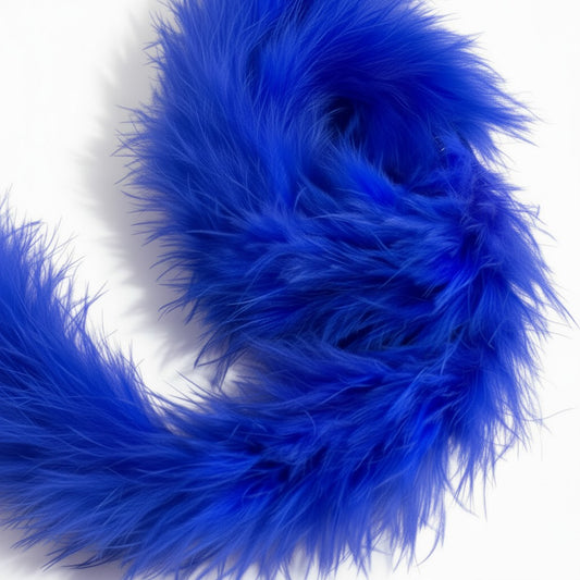 Blue Fluff Boa - Approx 6 metres