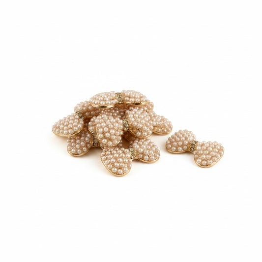 Bow Embellishment with Rhinestones