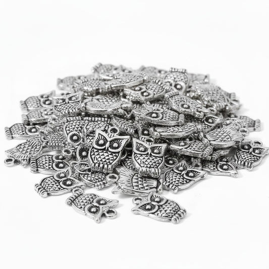 Owl Charms - Pack of 20