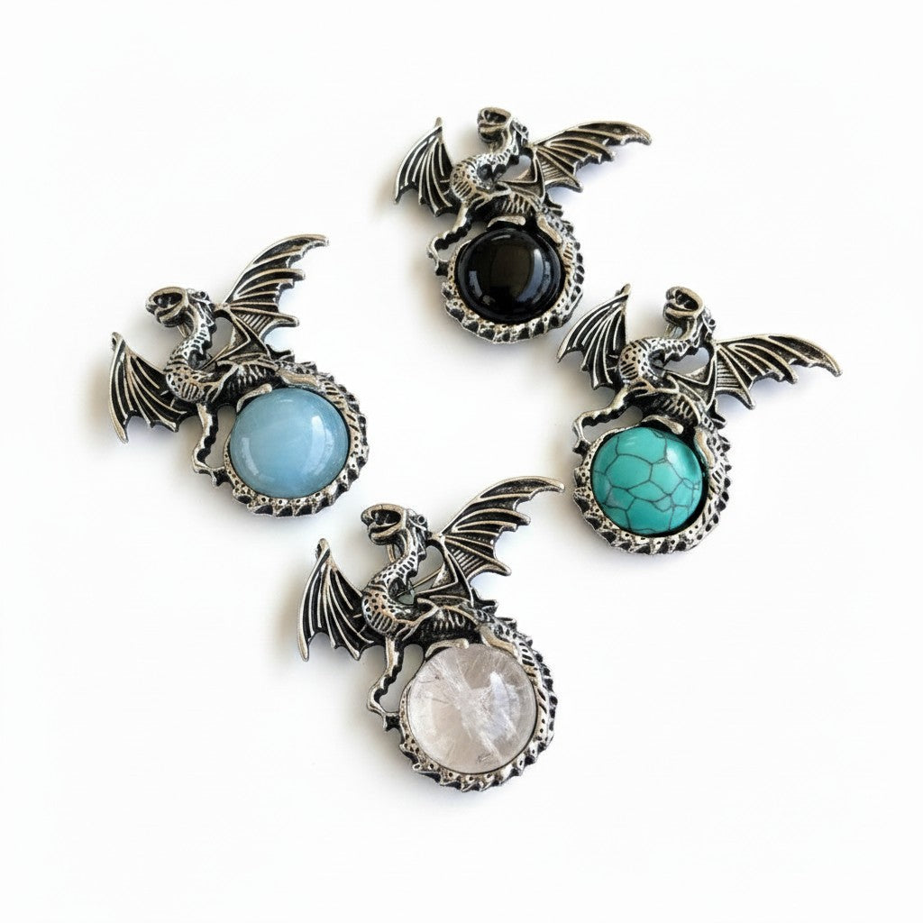 Dragon Gemstone Pendant