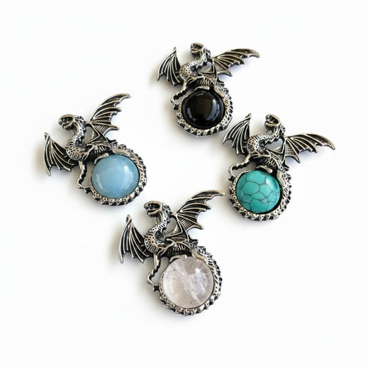 Dragon Gemstone Pendant