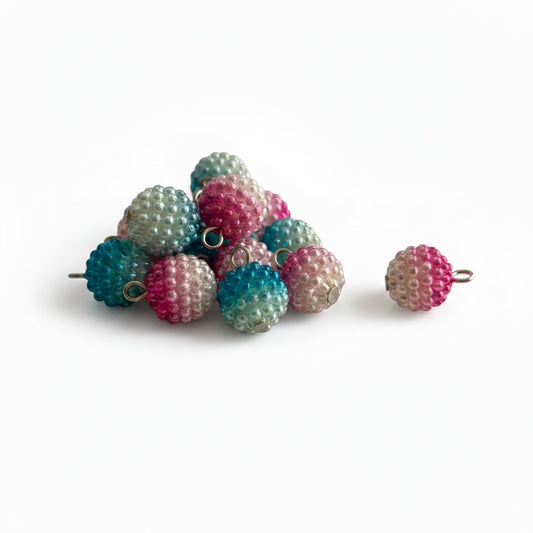 Berry Acrylic Bead Charms - 10 pack