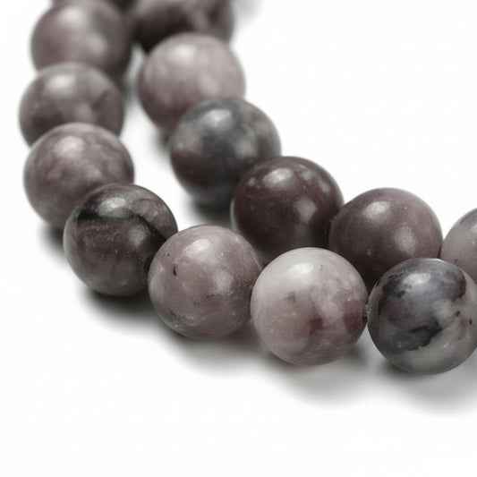 Strand of Lepidolite Gemstone Beads - 8mm