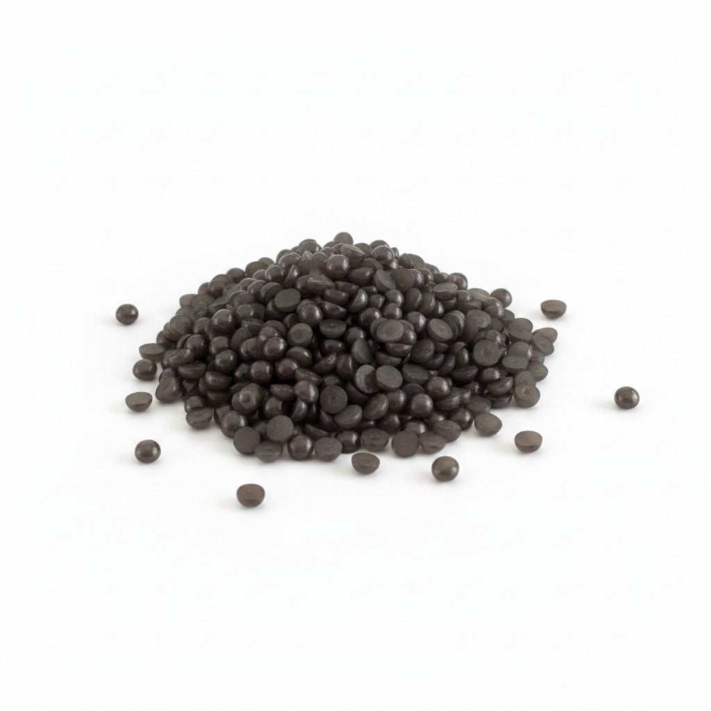 Half Pearl Dark Grey Acrylic Embellishments - Size 4x2mm