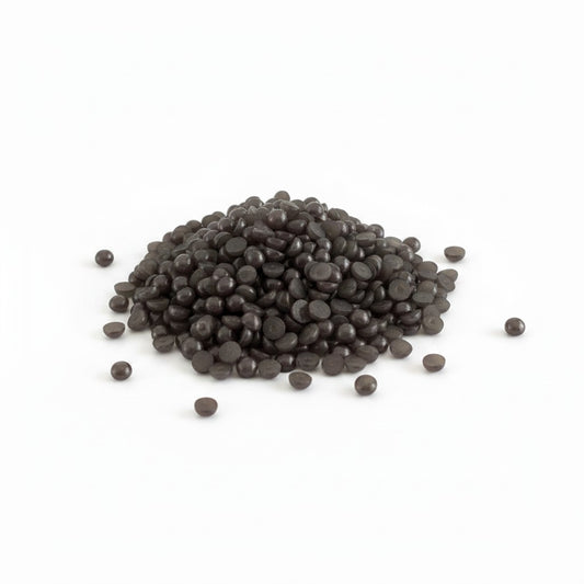 Half Pearl Dark Grey Acrylic Embellishments - Size 4x2mm