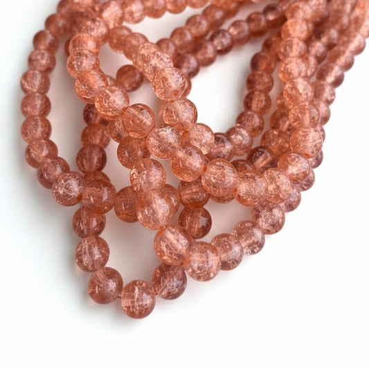 Glass Crackle Beads - Size 8mm