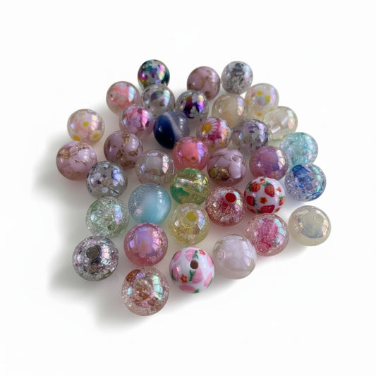 Random Acrylic Bead - Size 16mm