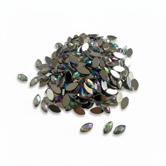 Horse Eye Rhinestone AB Embellishments - 10 grams