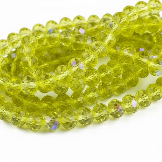 Strand of Glass Beads - 6x8mm