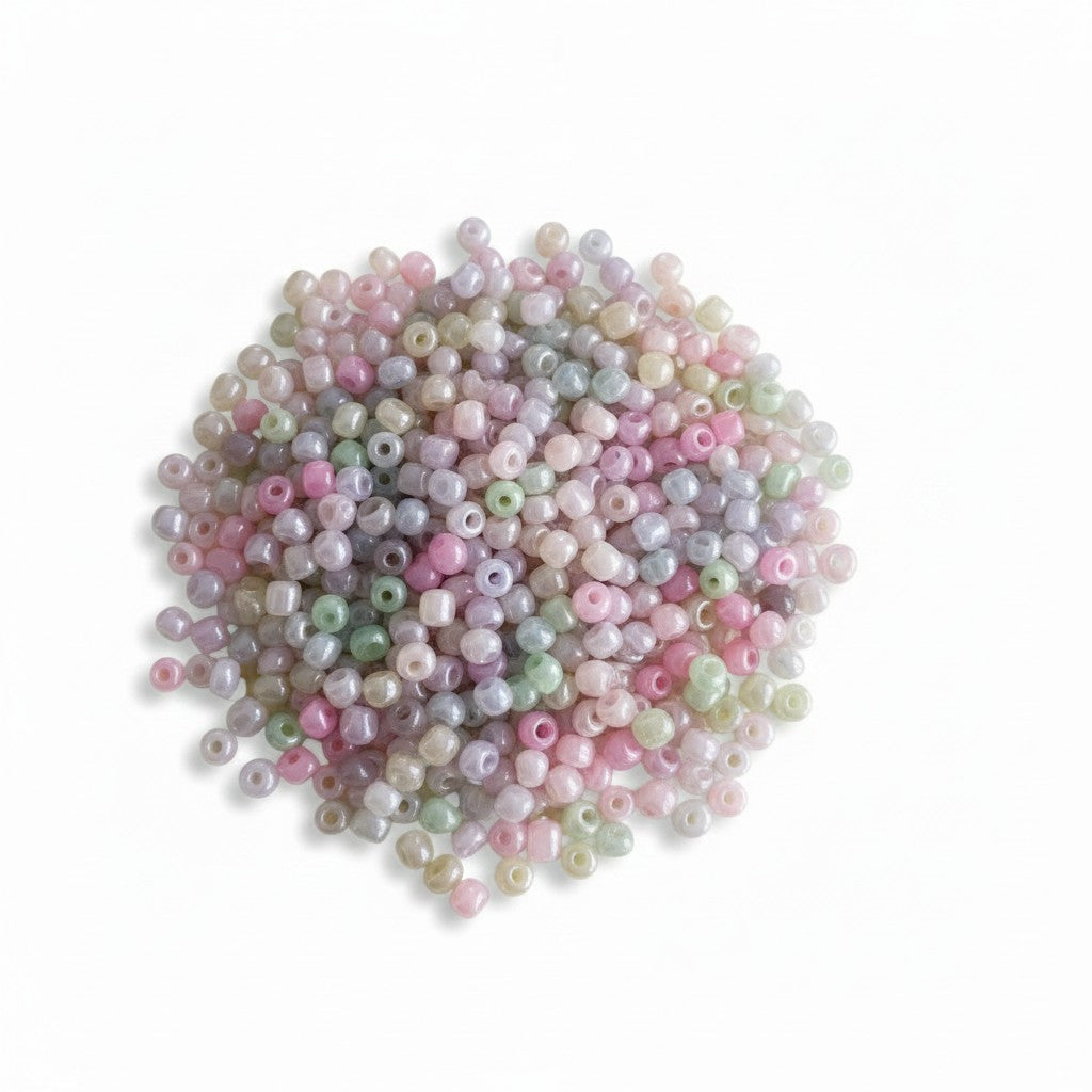 Pastel Seed Beads - Size 4mm