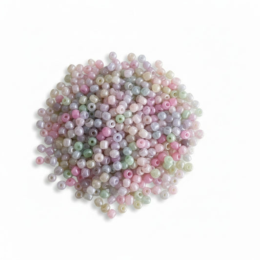 Pastel Seed Beads - Size 4mm