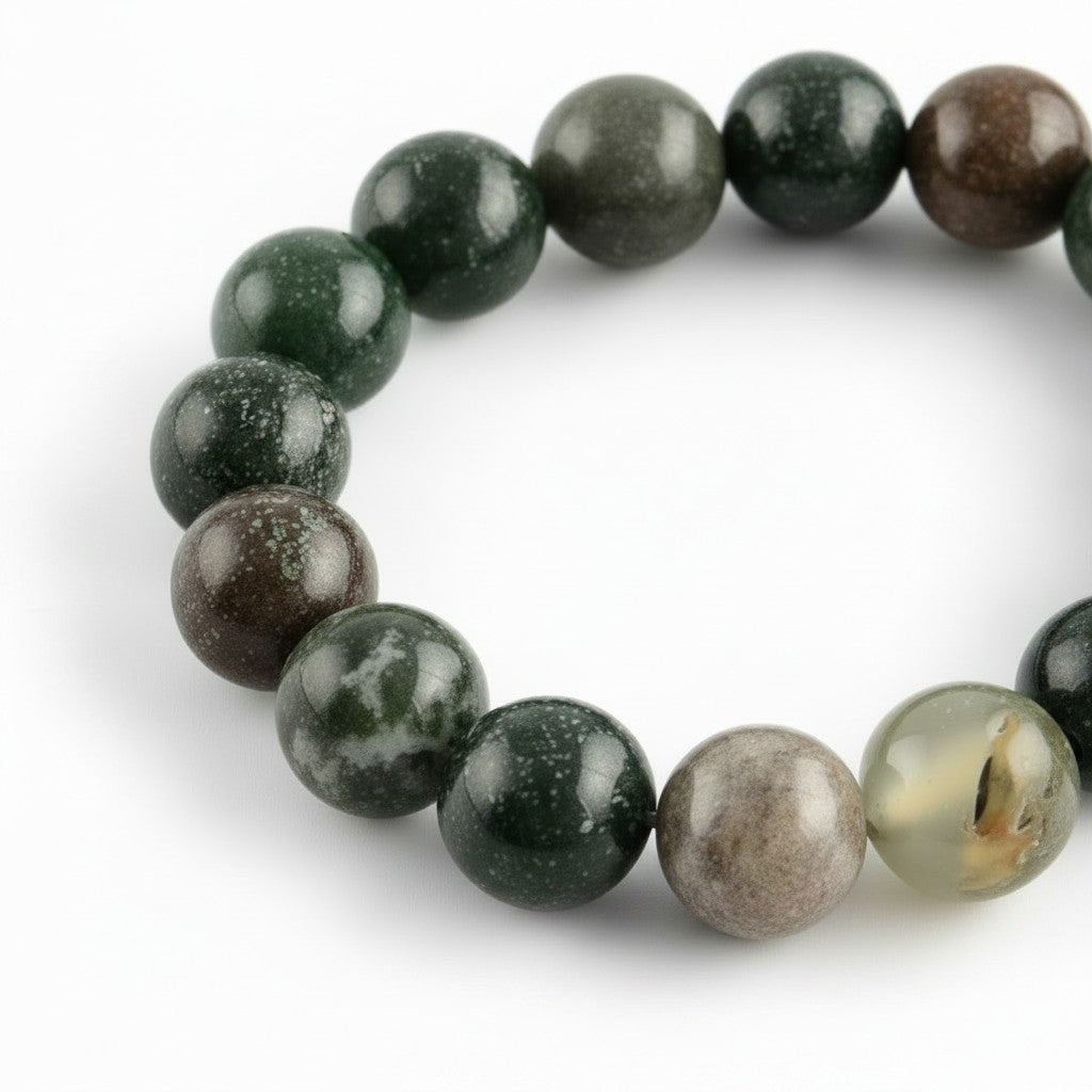 Strand of Indian Agate Gemstone Beads - 8mm