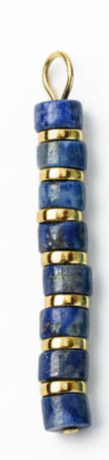 Gemstone Beaded Pendants - 33mm