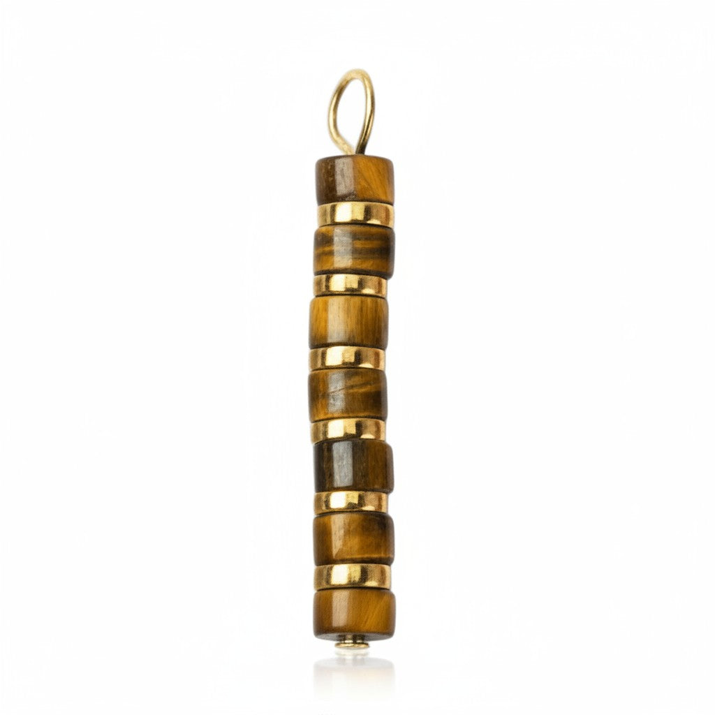 Gemstone Beaded Pendants - 33mm